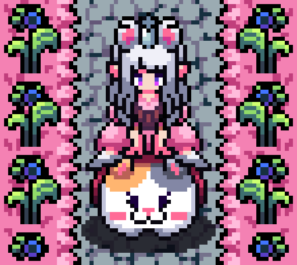 FFXIV Lalafell &amp; Fat Cat by Lucas Luel