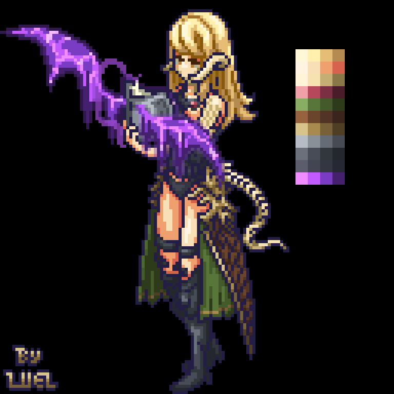 Au'ra Era Zira Pixel Art (Commission)