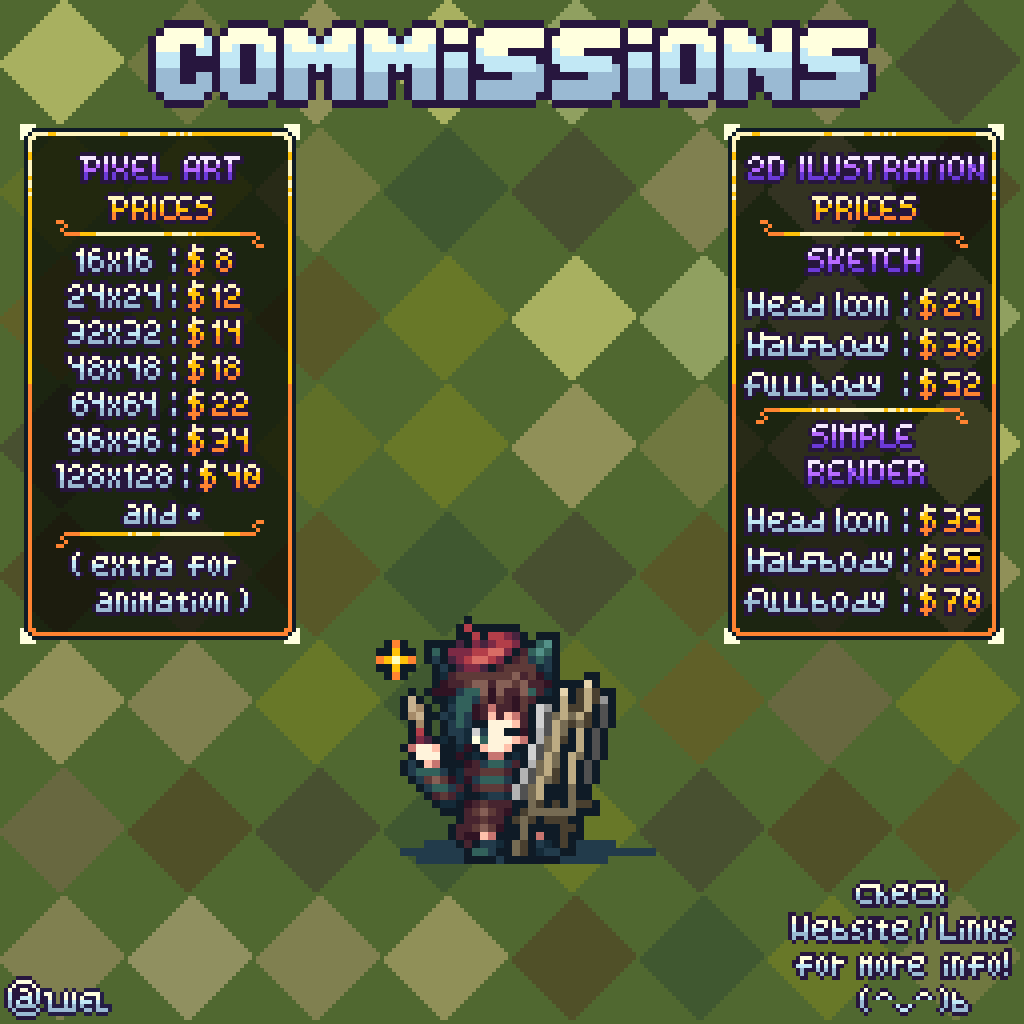 Commissions Info;